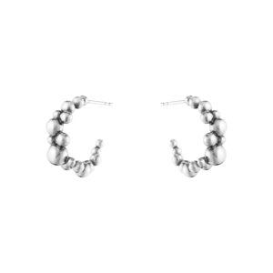 GRAPE Silver Ear Hoops